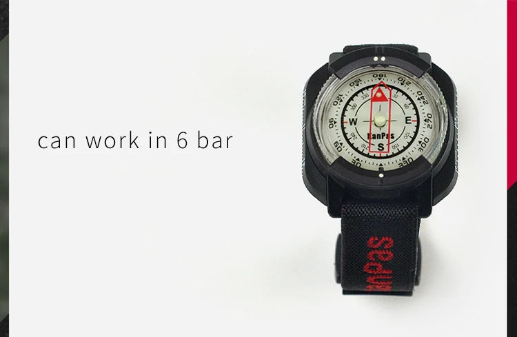 WristBand sighting compass, water proof, Light weight outdoors trekking ,hunting, hiking / with extra powerful luminous compass