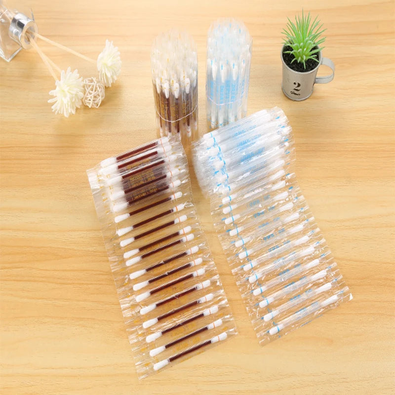Iodophor Alcohol Disinfects Cotton Swabs Iodine Tincture Disinfects Wounds Cleans Outdoor Survival First Aid Care Supplies