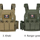 Artex New combat vest 6094 quick detachable light laser cut tactical vest black gear to carry airsoft carrier combat equipment