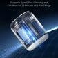 WESTTUNE Tiny Air Pump with Camping Lantern 4.5kPa Air Pump with Magnetic Design for Inflatable Air Mattress Sleeping Pads