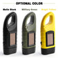 LED Flashlight Hand Crank Solar Powered Rechargeable Survival Gear Self Powered Charging Torch Dynamo for Fishing Boating Hiking