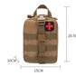Hot!Tactical Hunting EDC Molle Pouch Outdoor Survival Emergency Medical Kit IFAK Waist Pack Bag First aid kit Hiking Accessories
