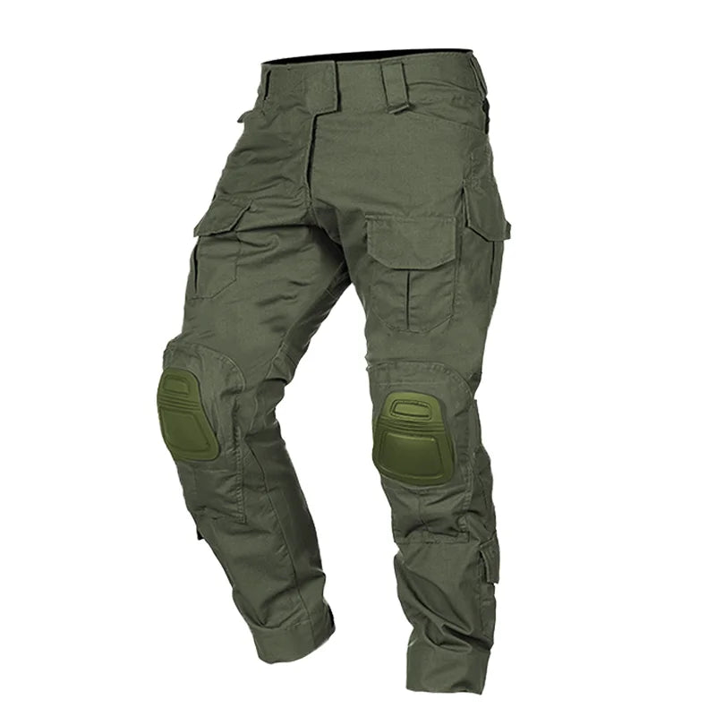 Mens Military Tactical Suit Uniforms Multicam Combat Navy Blue Shirts&Pants Camping Hunting Camouflage Clothing